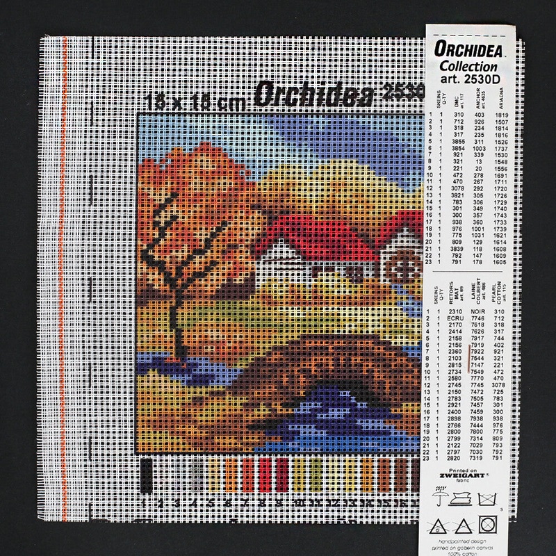 Orchidea 15×15 cm Printed Gobelin 2530D