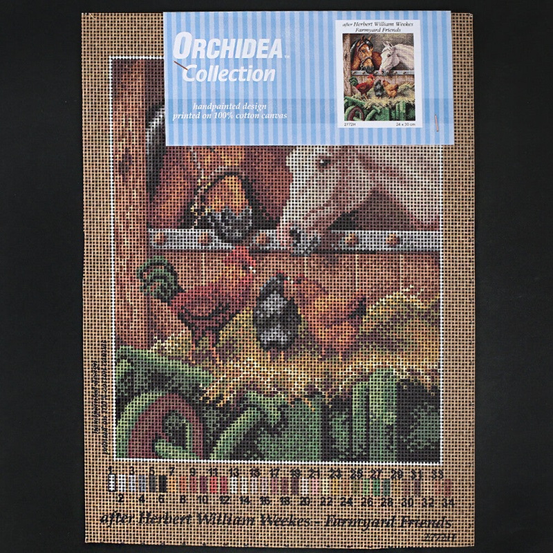Orchidea 24×30 cm Herbert William Weekes – Farmyard Friends Printed Gobelin 2772H
