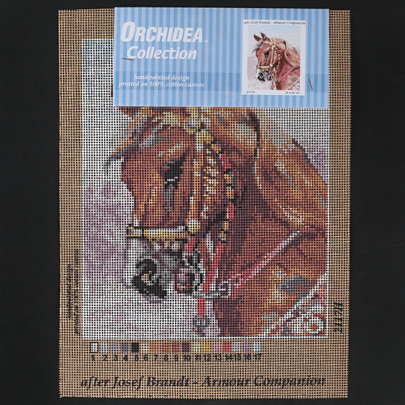 Orchidea 24×30 cm Jozef Brandt – Armour Companion Printed Gobelin 2117H