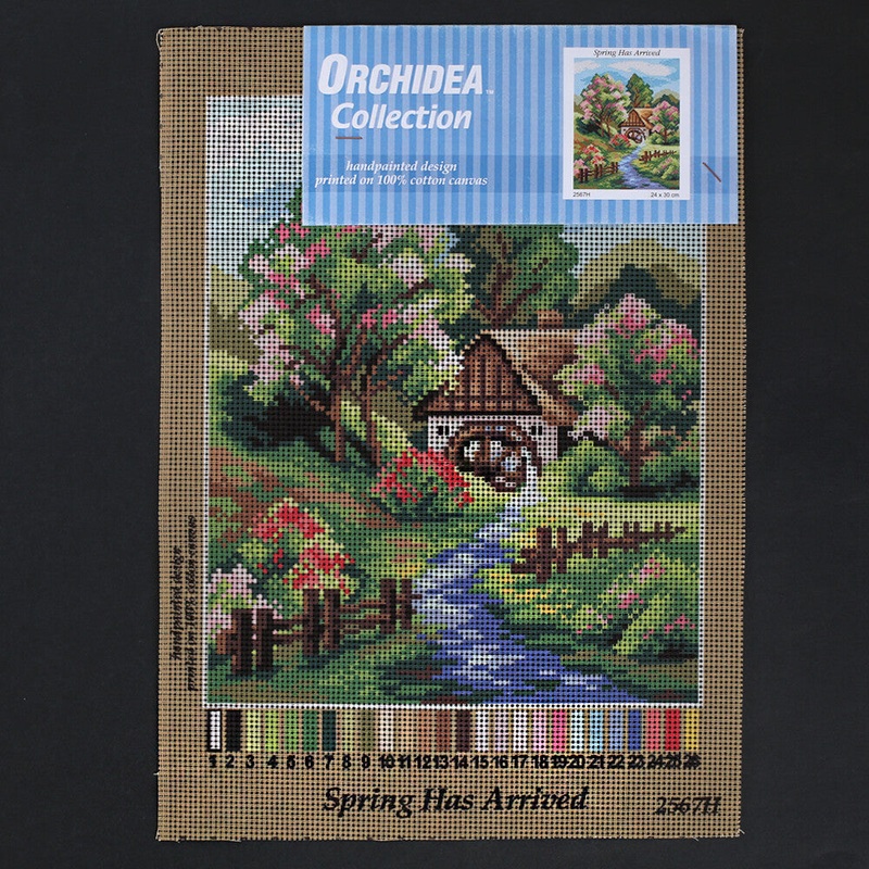 Orchidea 24×30 cm Spring Has Arrived Printed Gobelin 2567H