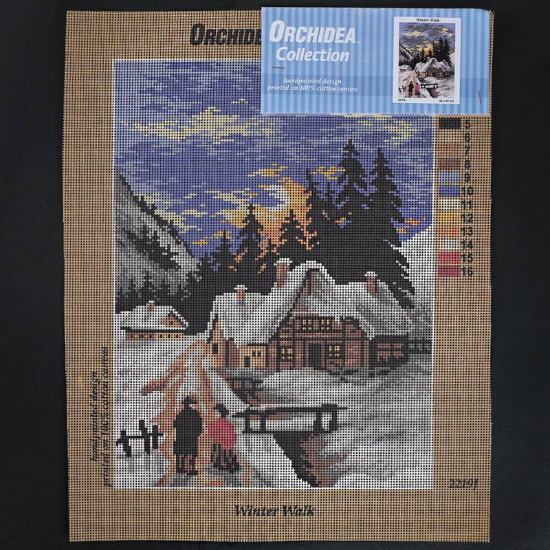 Orchidea 30×40 cm Winter Walk Printed Gobelin 2219J