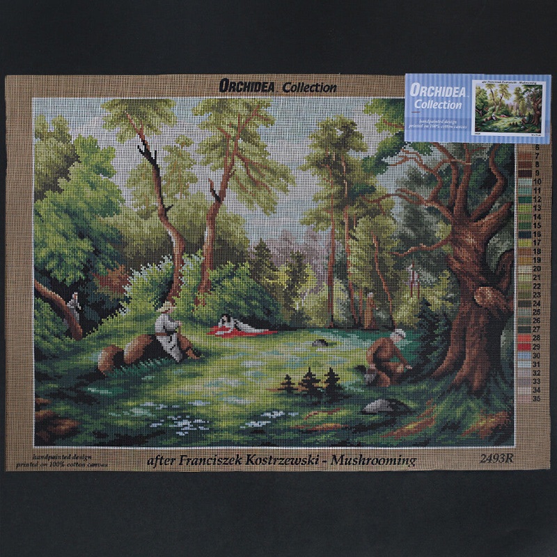 Orchidea 50×70 cm Franciszek Kostrzewski – Mushrooming Printed Gobelin 2493R