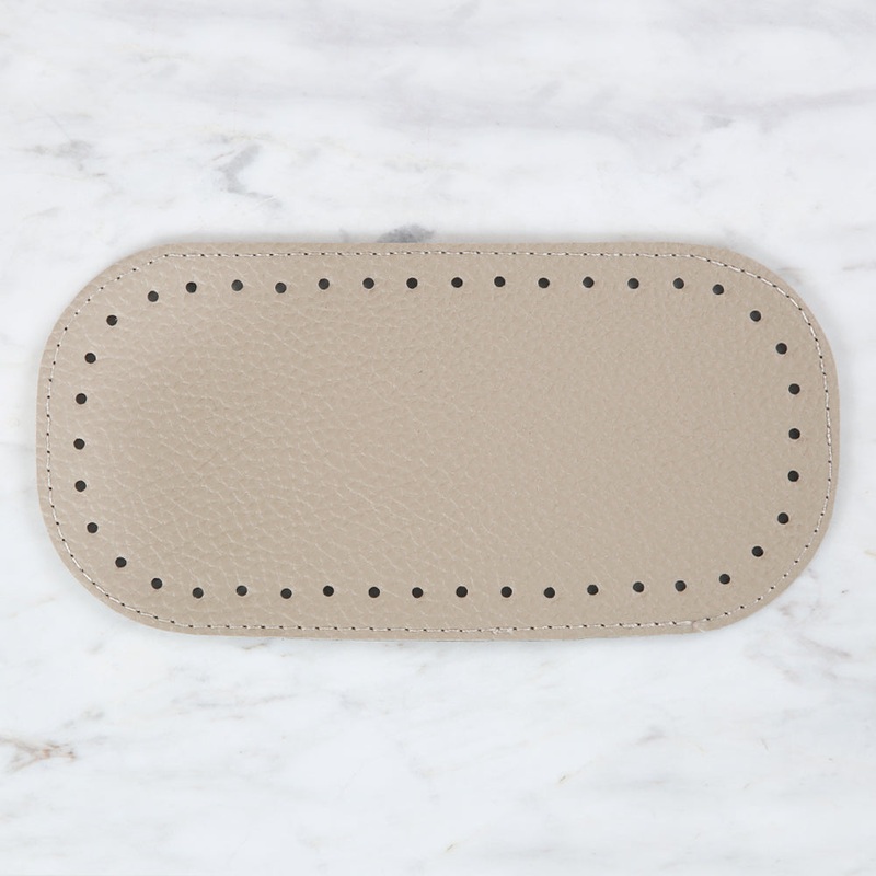 Knitme Bag Base 20×10 cm Oval, Beige BA-0062