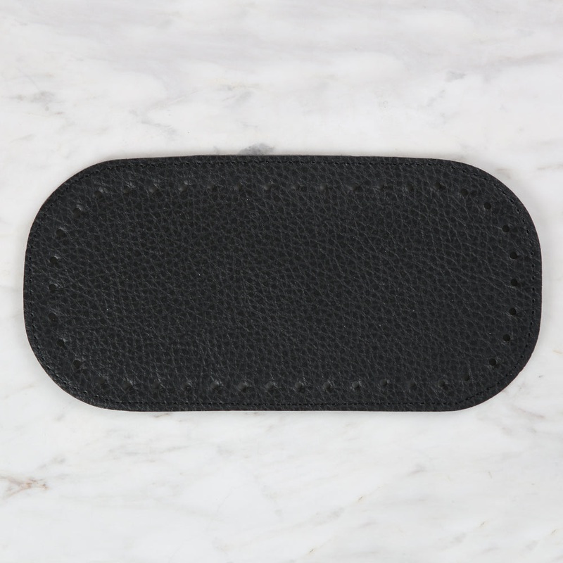 Knitme Bag Base 20×10 cm Oval, Black BA-0062