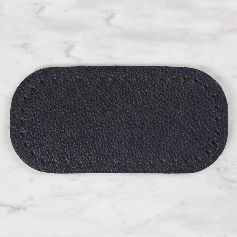 Knitme Bag Base 20×10 cm Oval, Navy Blue BA-0062