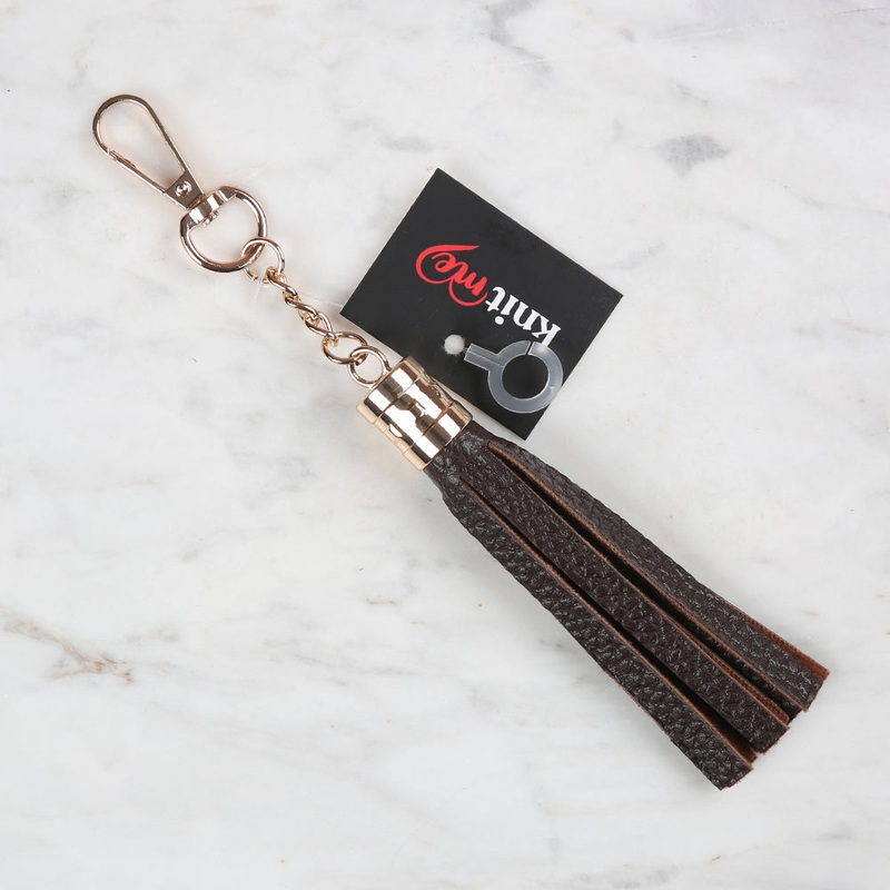 Knitme Bag Tassel Brown BA-0009