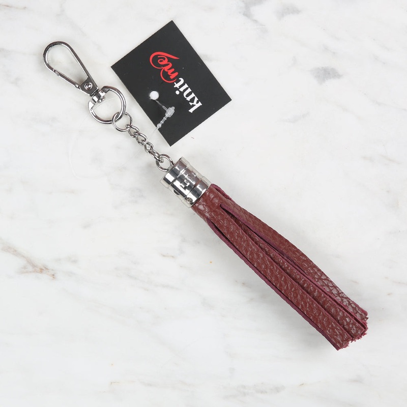 Knitme Bag Tassel Claret Red BA-0009