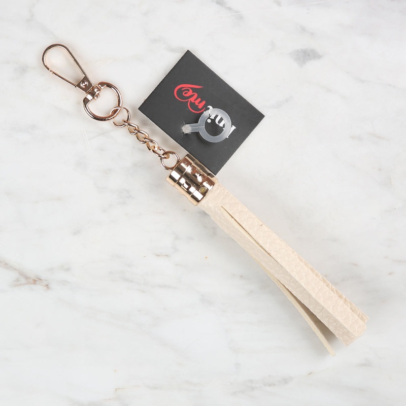 Knitme Bag Tassel Cream BA-0009