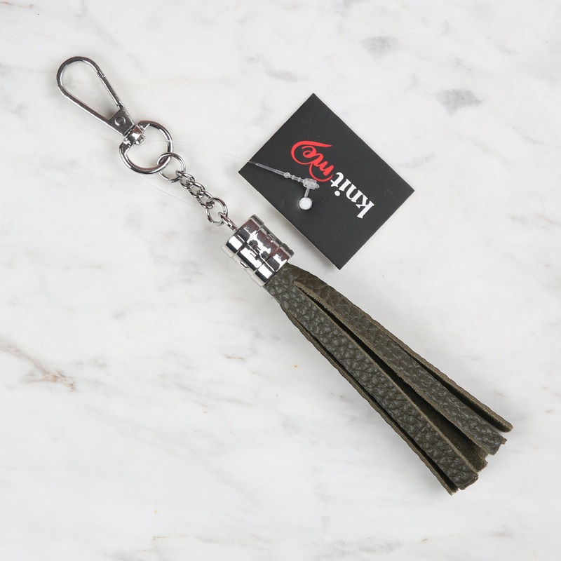 Knitme Bag Tassel Khaki BA-0009