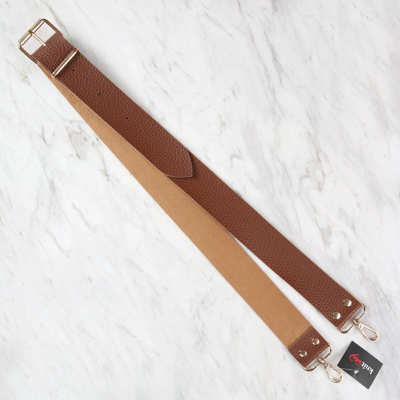 Knitme Belt Buckle Bag Hanger 125×4 cm Brown BA-0005