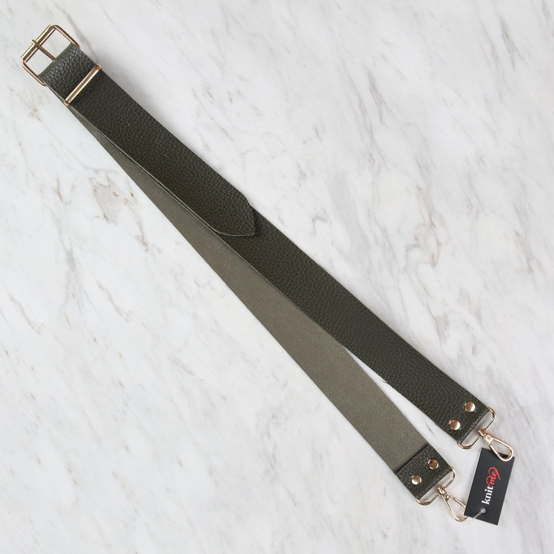 Knitme Belt Buckle Bag Hanger 125×4 cm Khaki BA-0005