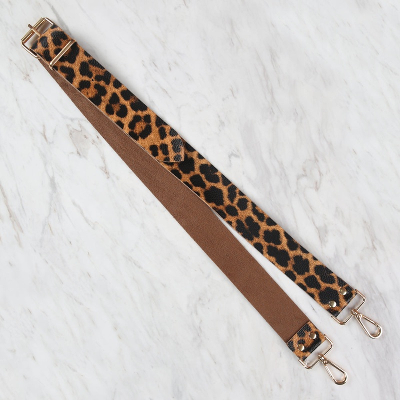 Knitme Belt Buckle Bag Hanger 125×4 cm Leopard BA-0005