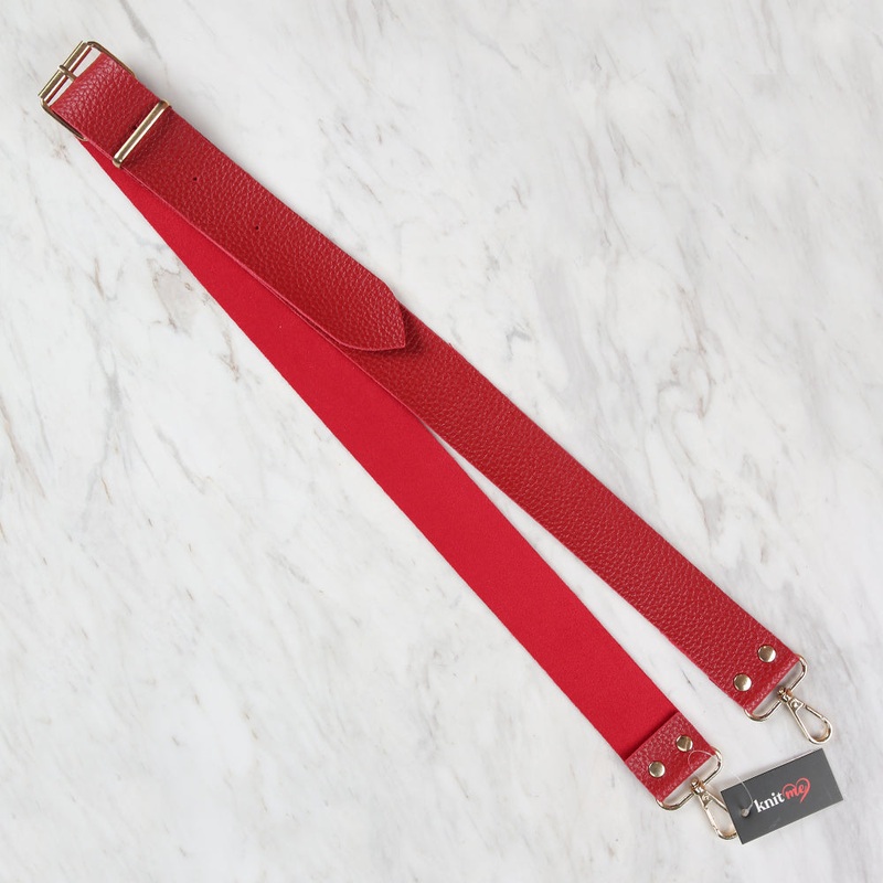 Knitme Belt Buckle Bag Hanger 125×4 cm Red BA-0005