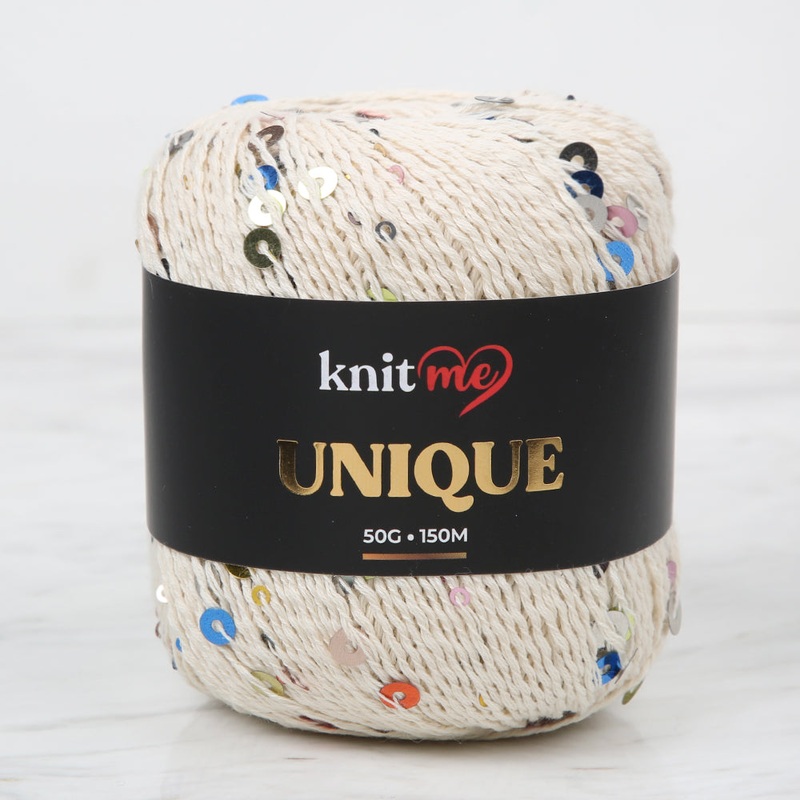 Knitme UNIQUE Hand Knitting Yarn, Cream – 22