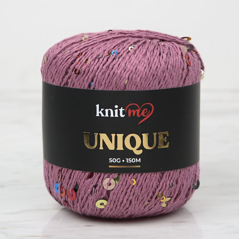 Knitme UNIQUE Hand Knitting Yarn, Dusty Rose – 23
