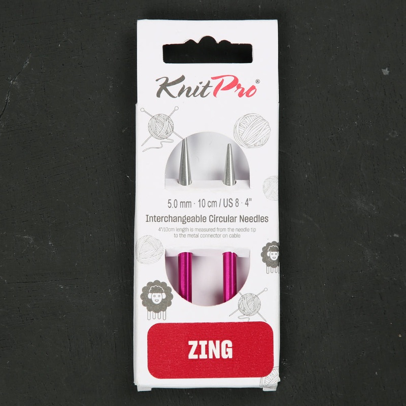 Knitpro Zing 5.0 mm Interchangeable Circular Needle Pink – 47525