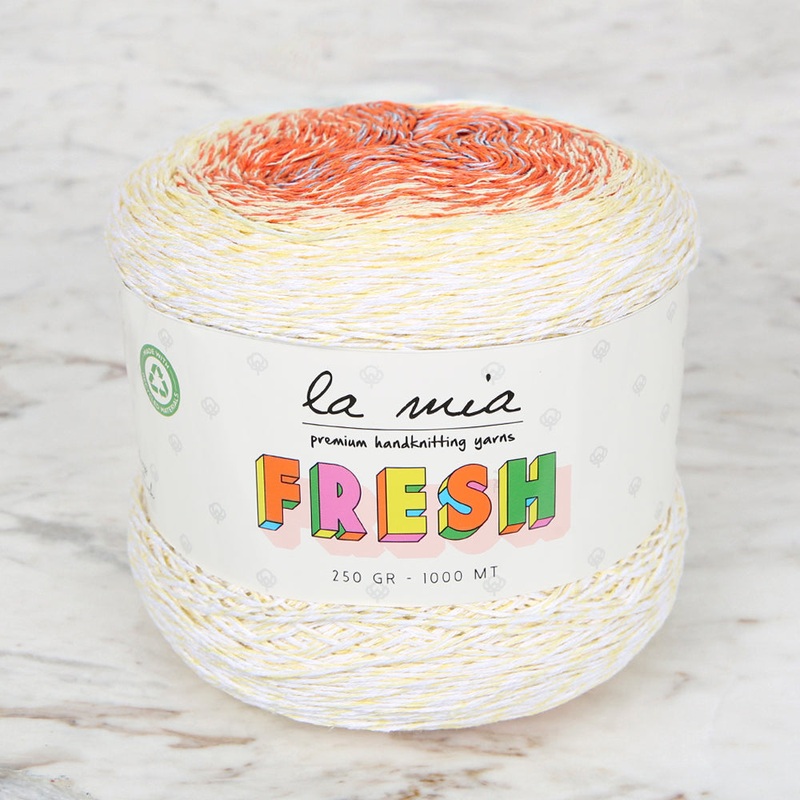 La Mia Fresh Knitting Yarn, Variegated – LF001