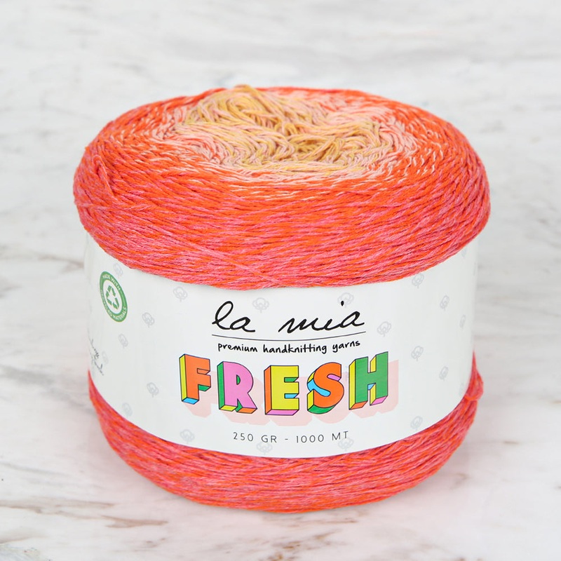 La Mia Fresh Knitting Yarn, Variegated – LF003