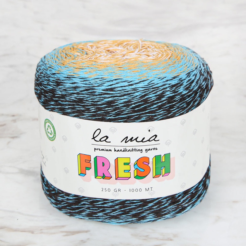 La Mia Fresh Knitting Yarn, Variegated – LF007