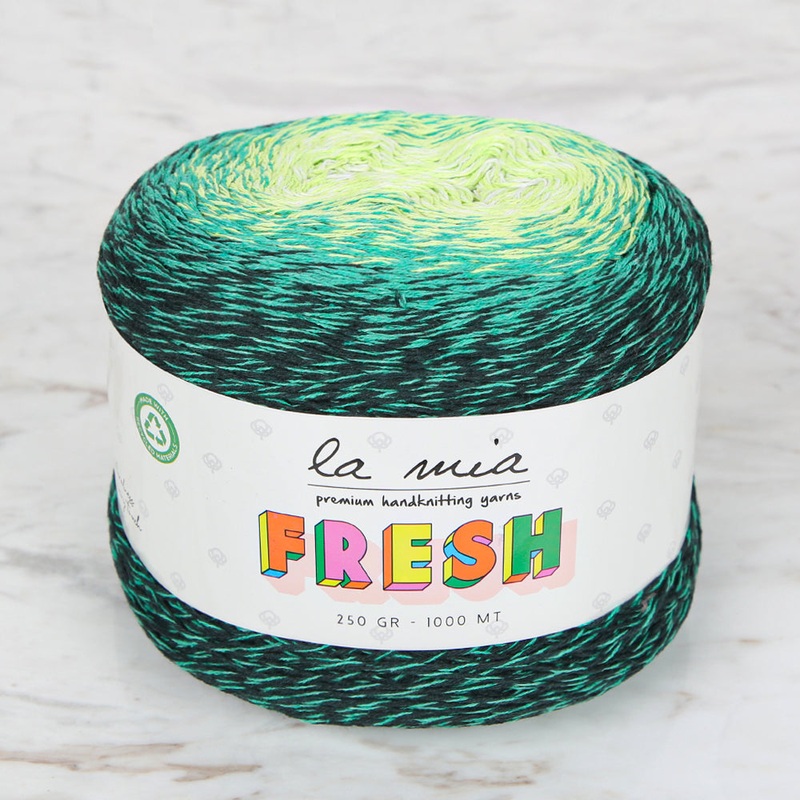 La Mia Fresh Knitting Yarn, Variegated – LF010