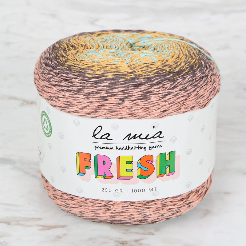 La Mia Fresh Knitting Yarn, Variegated – LF012