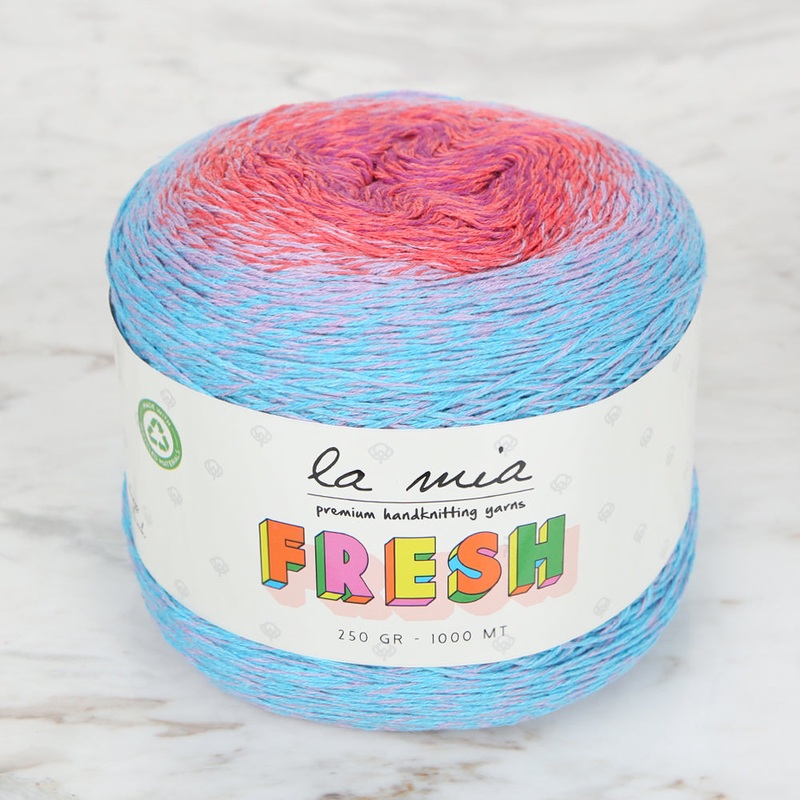 La Mia Fresh Knitting Yarn, Variegated – LF014