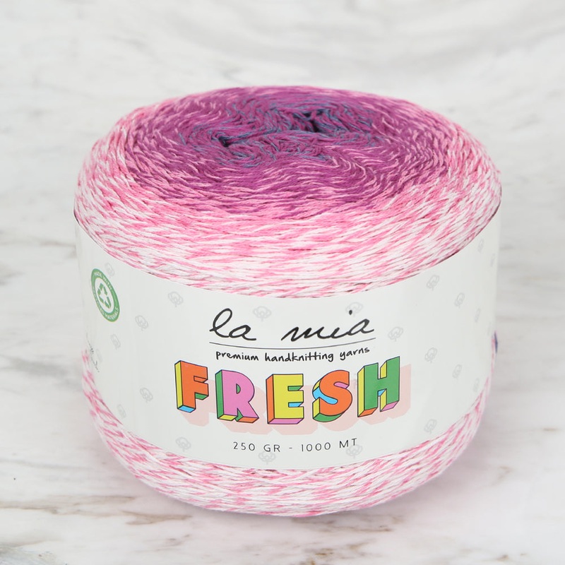 La Mia Fresh Knitting Yarn, Variegated – LF016