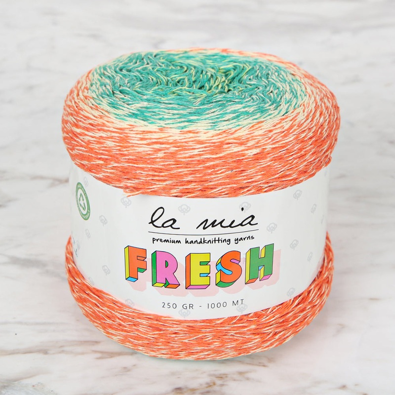La Mia Fresh Knitting Yarn, Variegated – LF017