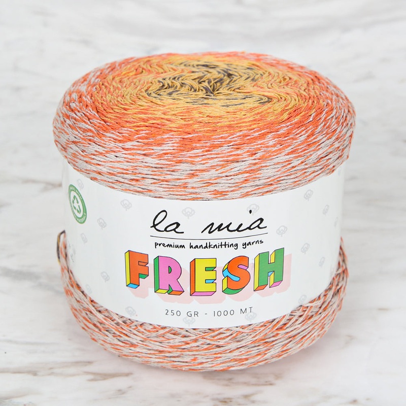 La Mia Fresh Knitting Yarn, Variegated – LF018