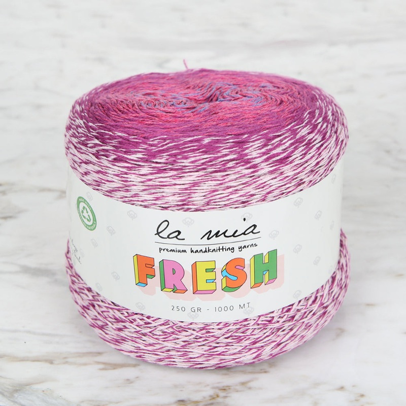 La Mia Fresh Knitting Yarn, Variegated – LF022