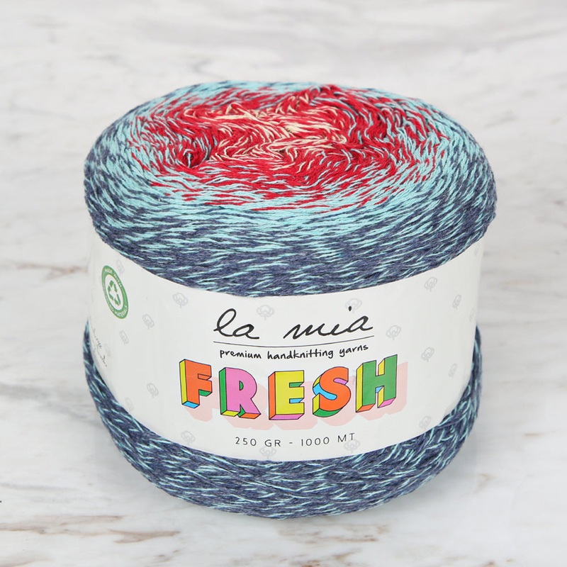 La Mia Fresh Knitting Yarn, Variegated – LF025