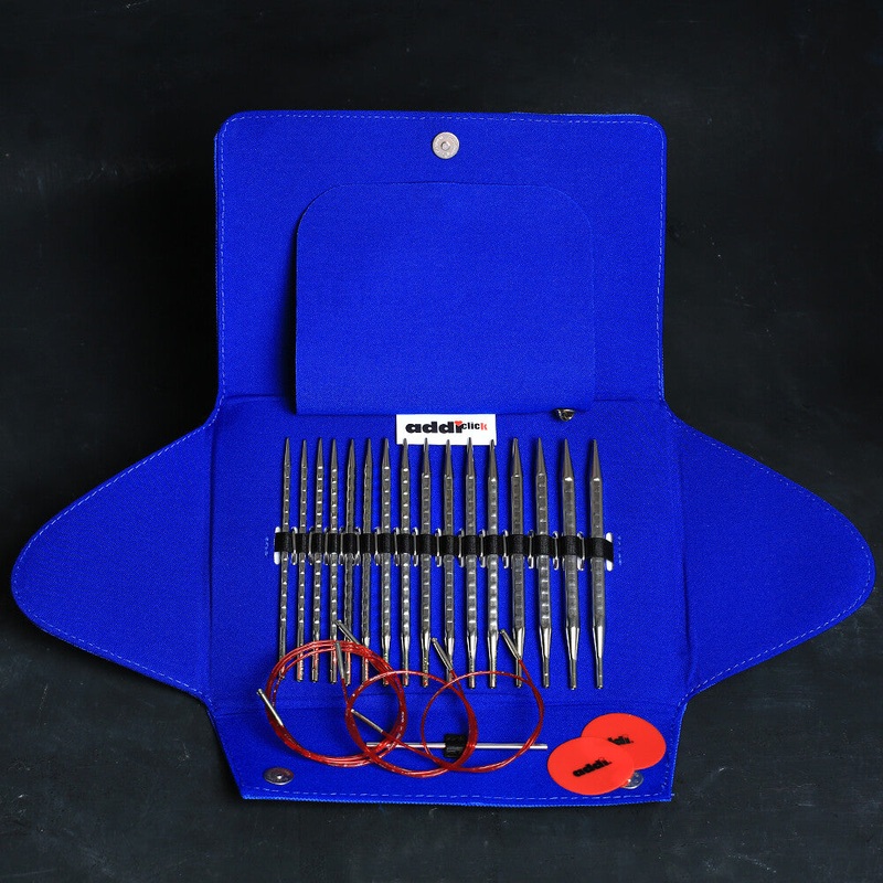 Addi Click Novel Interchangable Long Circular Knitting Needles Set – 740-2