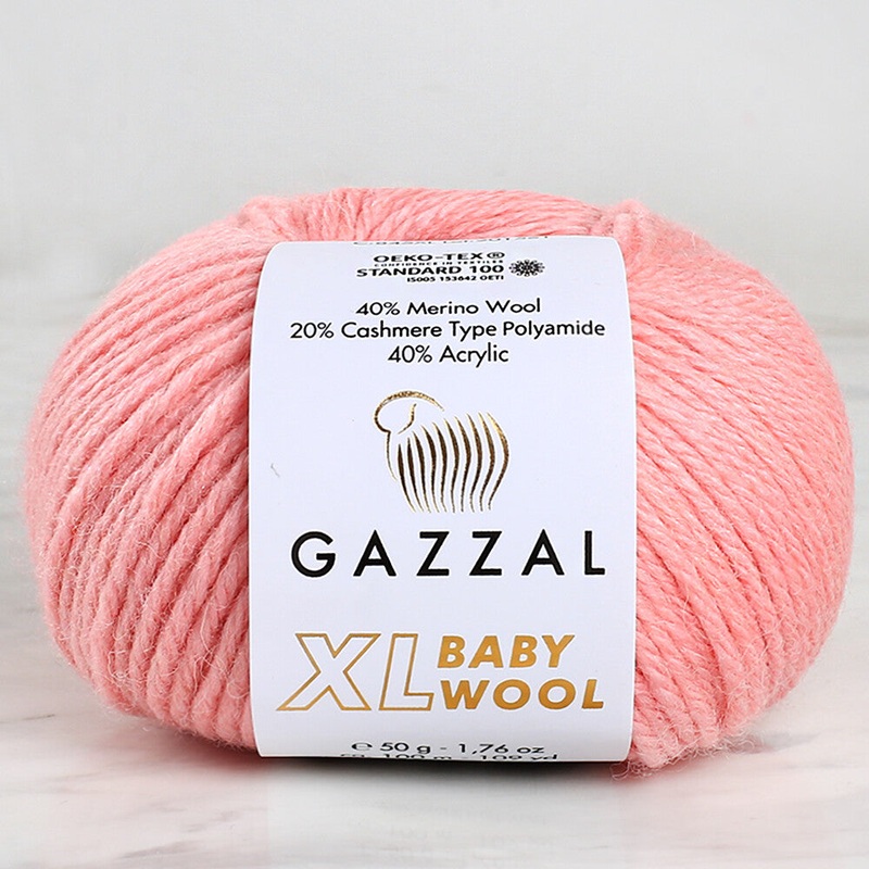 Gazzal Baby Wool XL Baby Yarn, Blush – 845XL