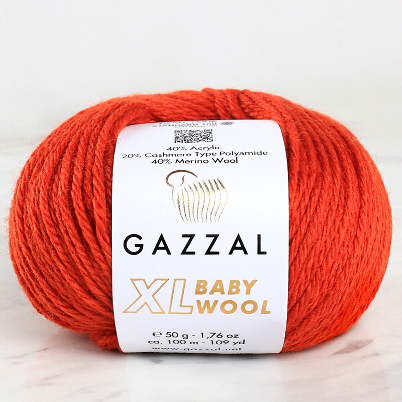 Gazzal Baby Wool XL Baby Yarn, Cinnamon – 841XL