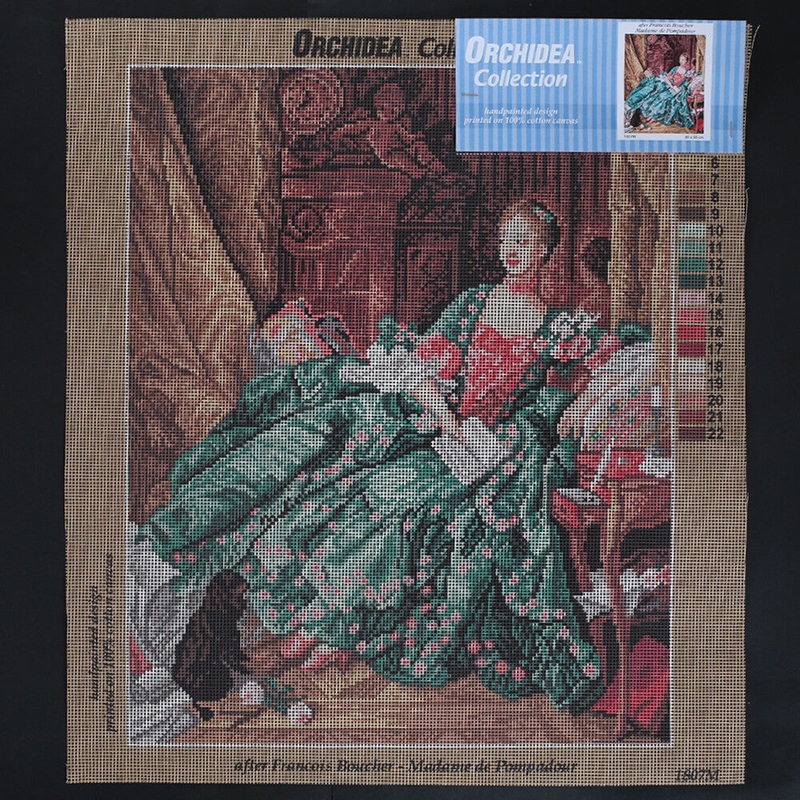 Orchidea 40×50 cm Francois Boucher – Madame De Pompadour Printed Gobelin 1807M