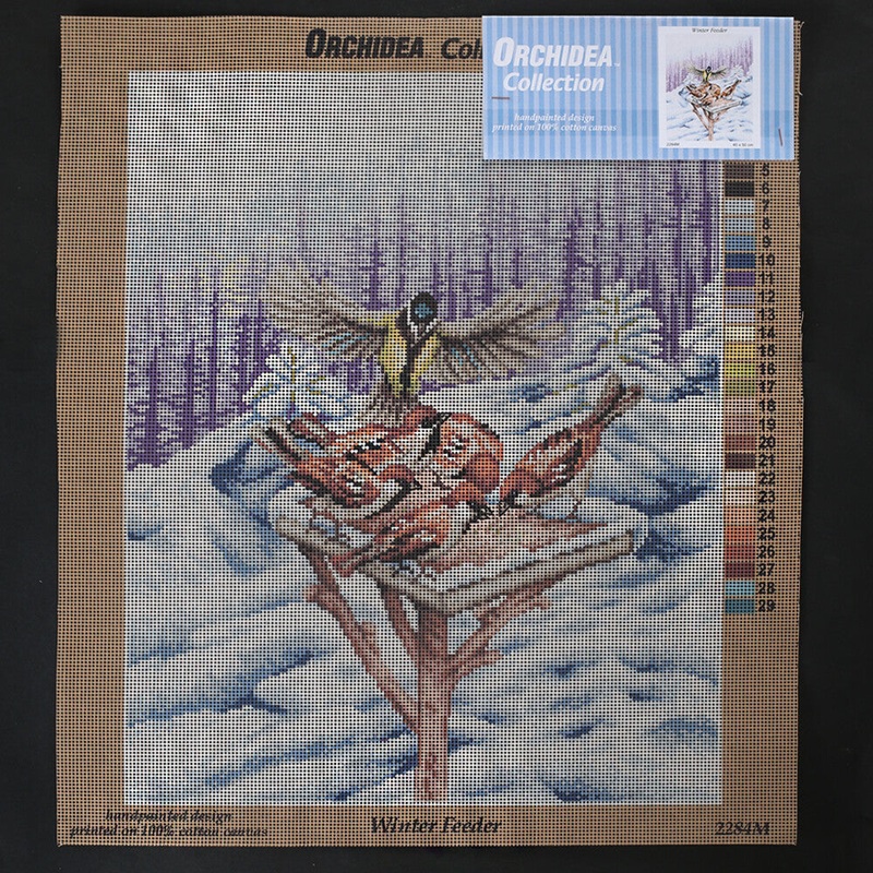Orchidea 40×50 cm Winter Feeder Printed Gobelin 2284M