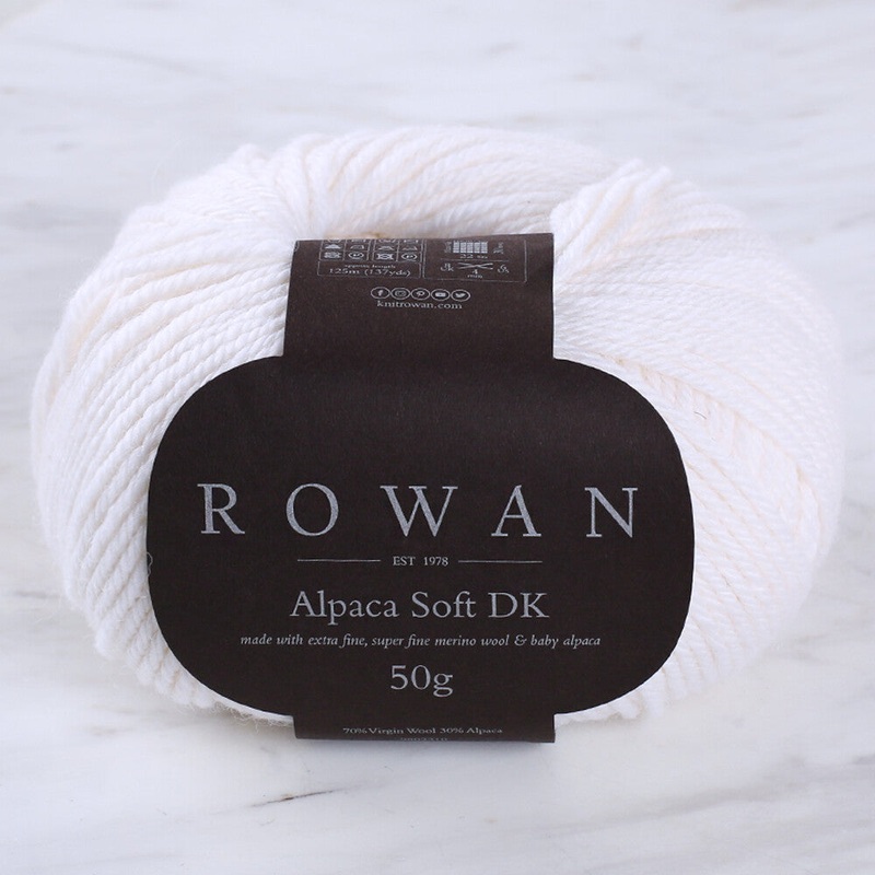 Rowan Alpaca Soft DK Yarn, Bone – 00201