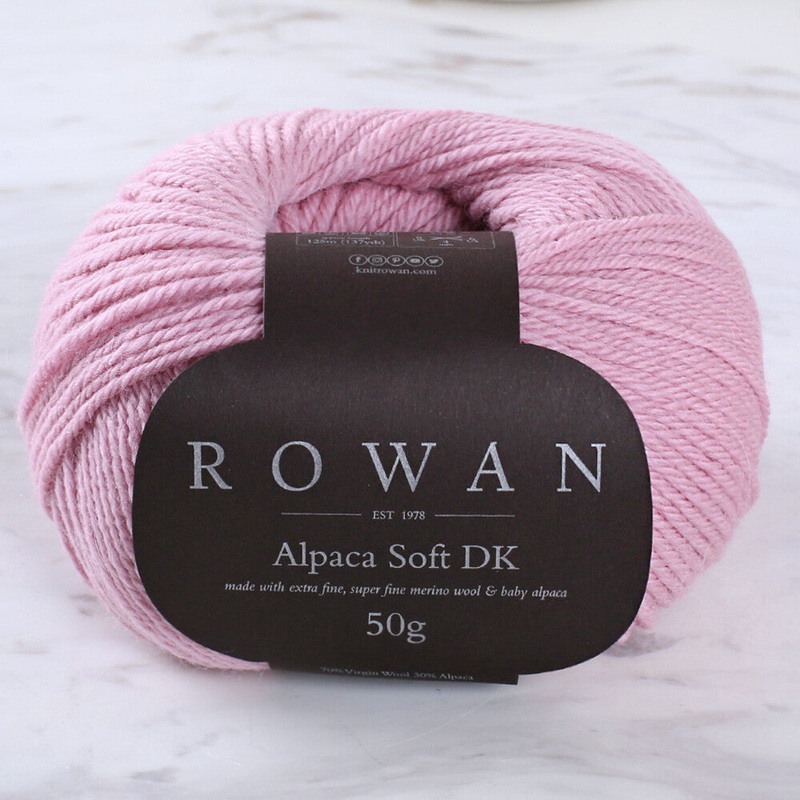 Rowan Alpaca Soft DK Yarn, Pink – 00225