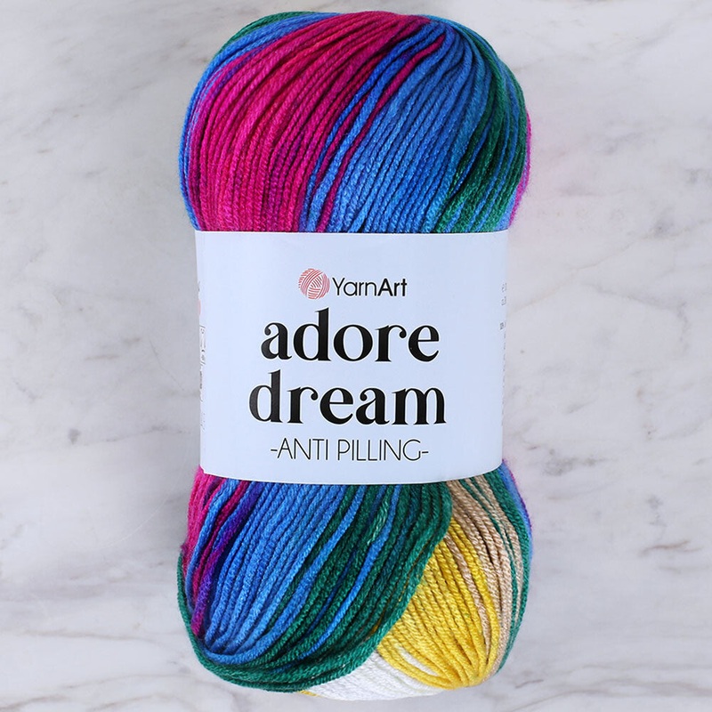 YarnArt Adore Dream Anti-Pilling Yarn, Variegated – 1057