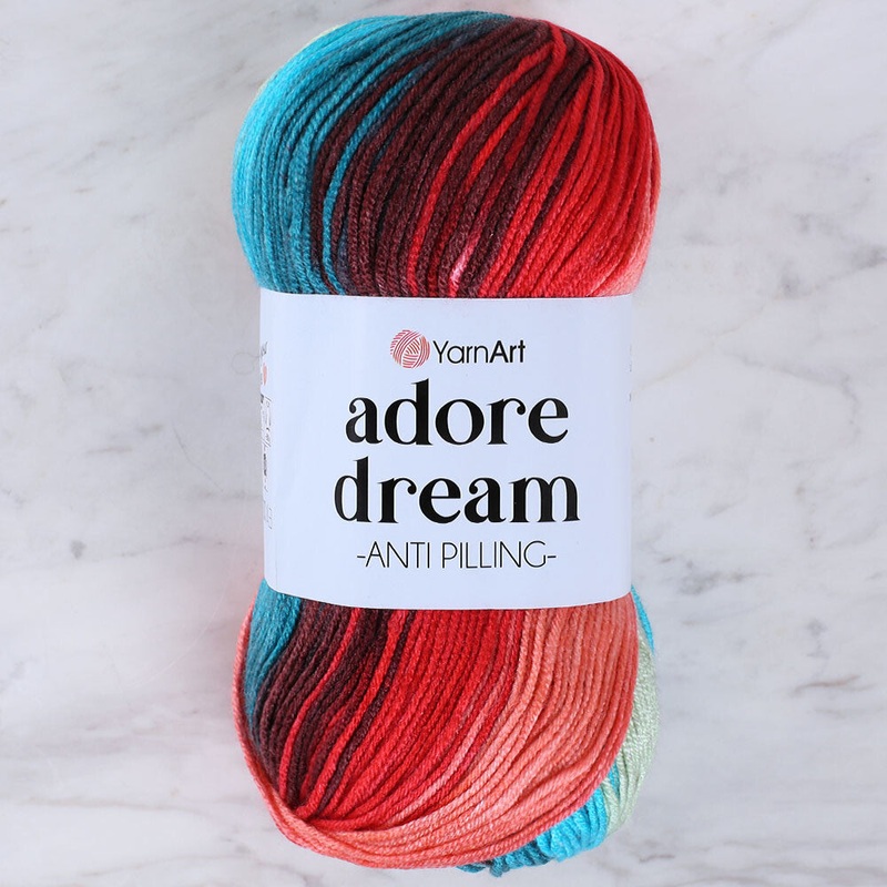 YarnArt Adore Dream Anti-Pilling Yarn, Variegated – 1061