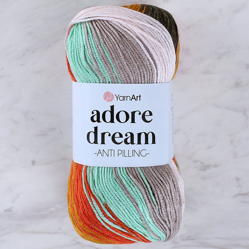 YarnArt Adore Dream Anti-Pilling Yarn, Variegated – 1069
