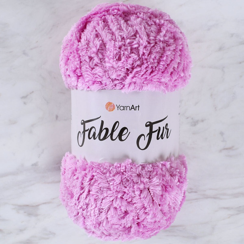 YarnArt Fable Fur Yarn- Lavender – 978