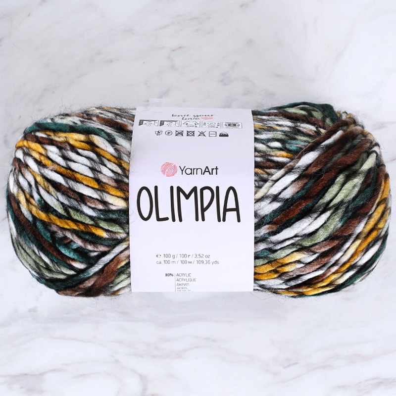 Yarnart Olimpia Knitting Yarn – Variegated- 1402