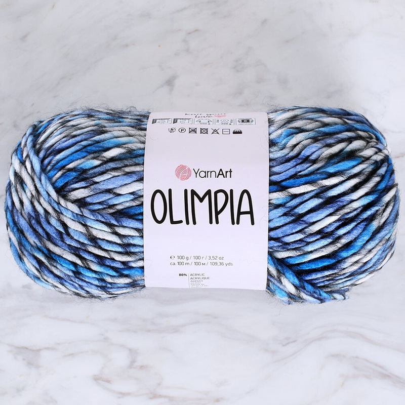 Yarnart Olimpia Knitting Yarn – Variegated- 1407