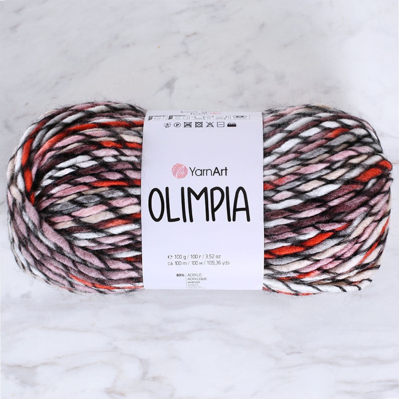 Yarnart Olimpia Knitting Yarn – Variegated- 1408