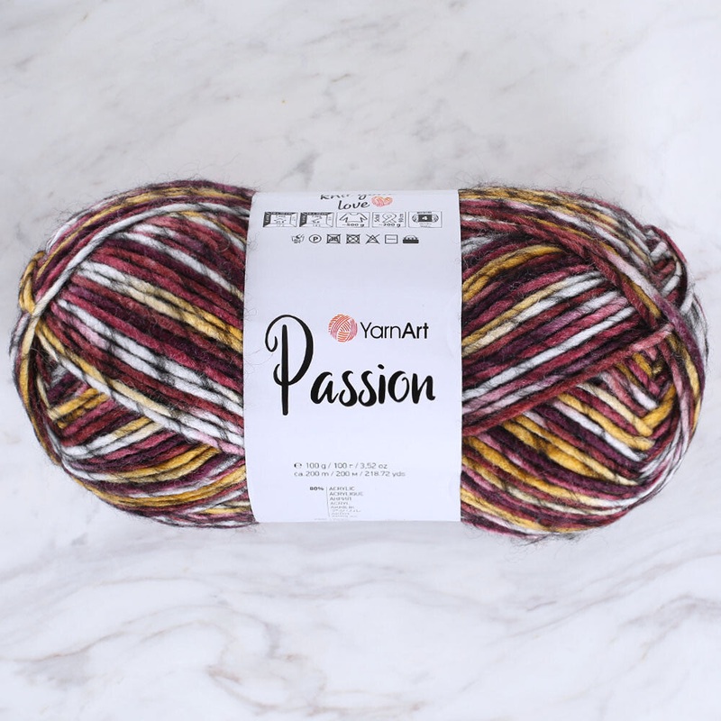 Yarnart Passion Knitting Yarn – Variegated- 1247