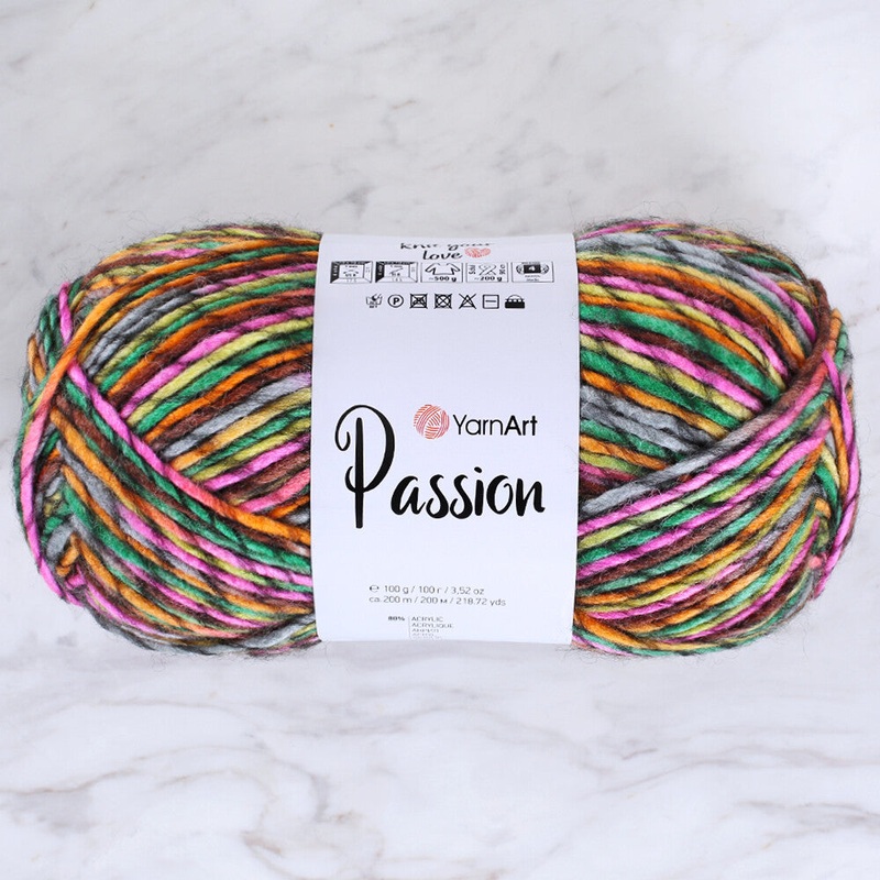 Yarnart Passion Knitting Yarn – Variegated- 1254