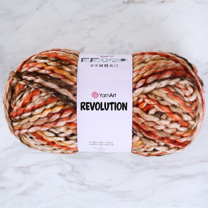 Yarnart Revolution Knitting Yarn – Variegated- 1610
