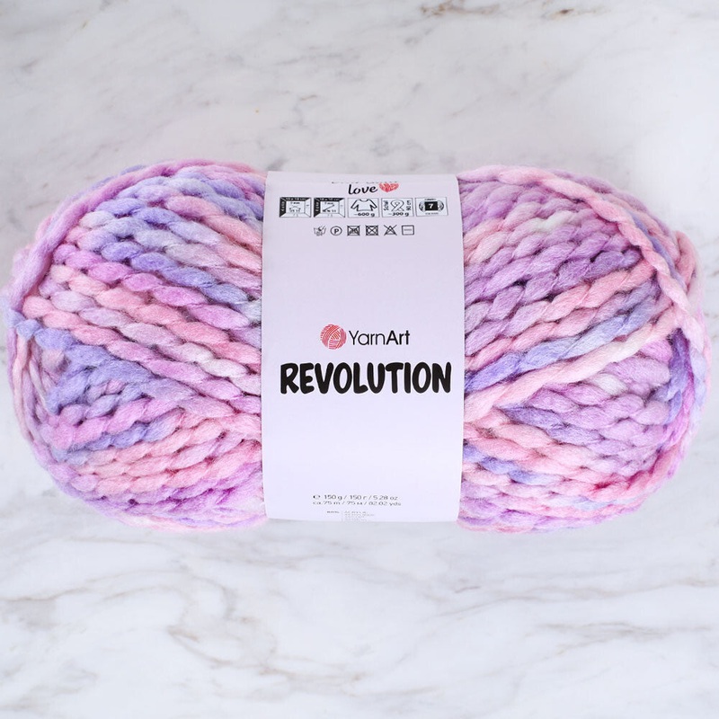 Yarnart Revolution Knitting Yarn – Variegated- 1615