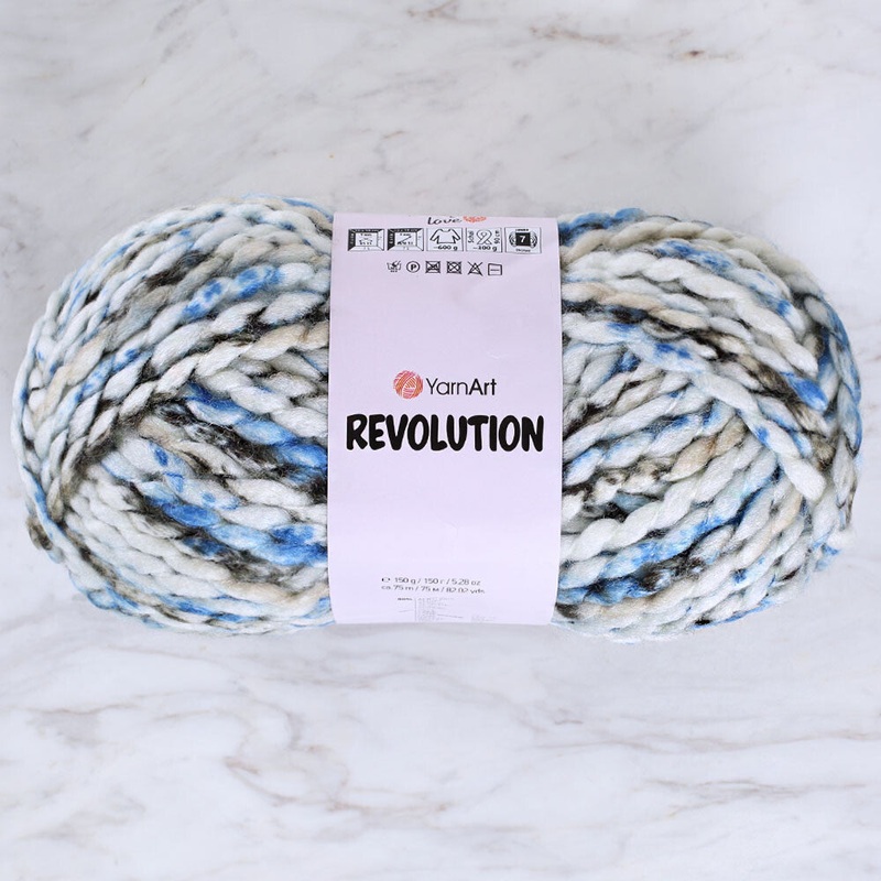 Yarnart Revolution Knitting Yarn – Variegated- 1617